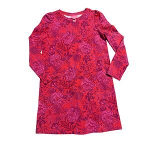 Lilly Pulitzer mini Jansen shift dress amaryllis red secret hideaway girls 8-10